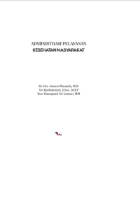 Image of Administrasi pelayanan kesehatan masyarakat