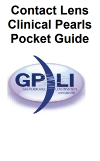 Image of Contact lens clinical pearls pocket guide