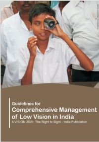 Image of Guidelines for comprehensive management of low vision in India