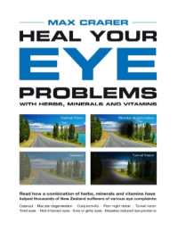 Image of Heal your eye problems with herbs, minerals and vitamins